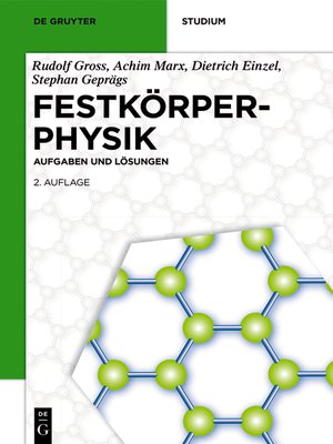 cover image of Festkörperphysik